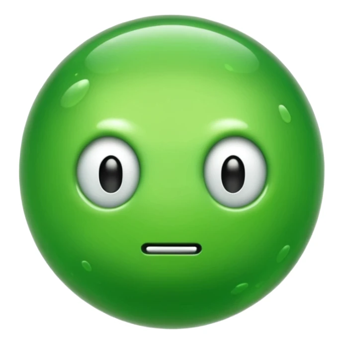 Slime petit en sphère sans visage sticker