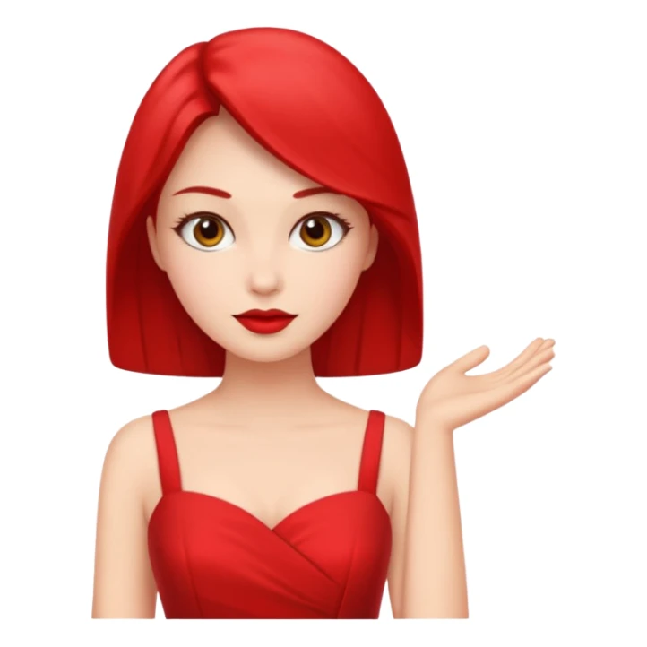 Stylish woman face sticker