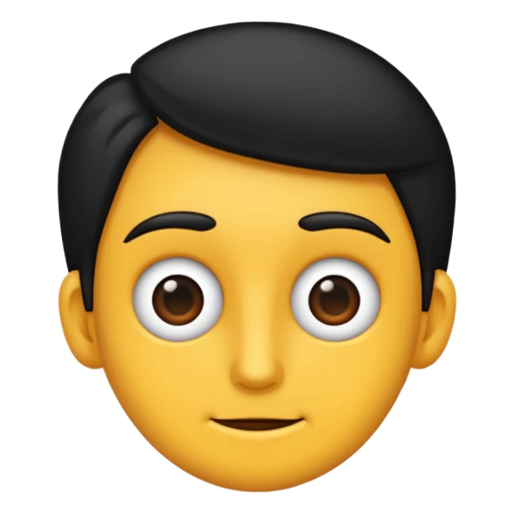 Saçı siyah uzun olan bir erkek çiz sticker