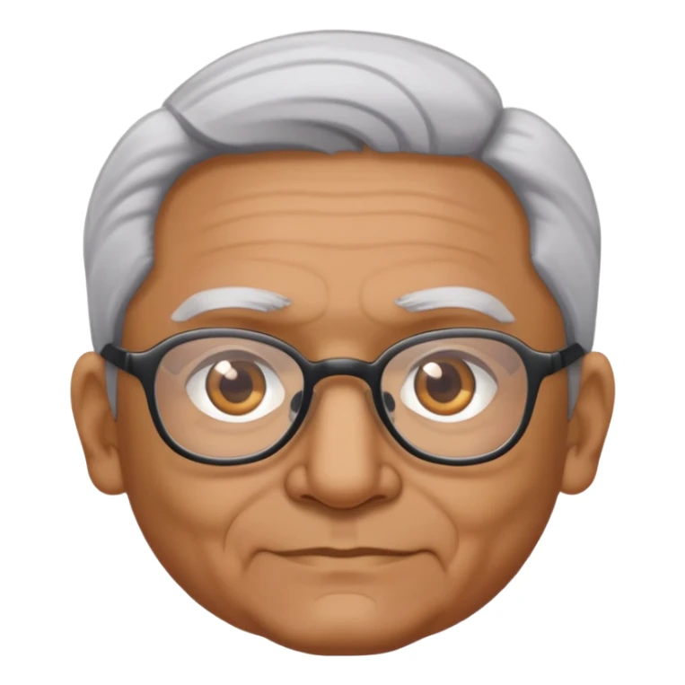 gotee-man-older-glasses-hispanic sticker