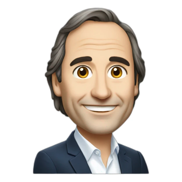 Xavier Niel french entrepreneur sticker