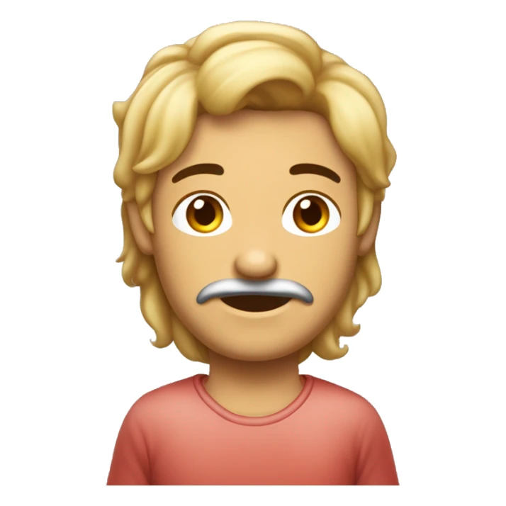 crie um avatar de uma pessoa parda com cabelo cacheado pra frente corte de cabelo americano e com luzes nas pontas do cabelo sticker