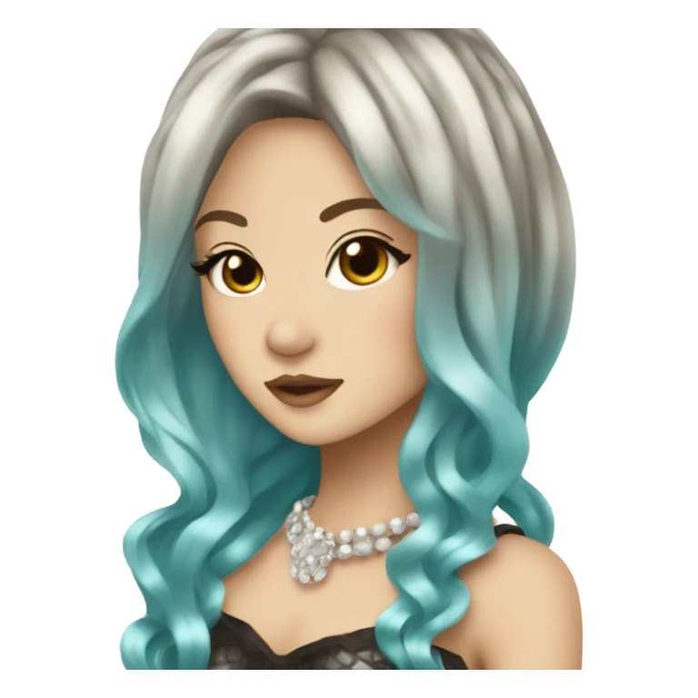 siren hime gyaru, fins ears sticker