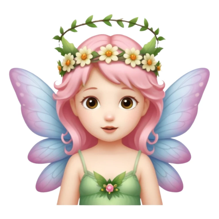 baby girl fairy sticker