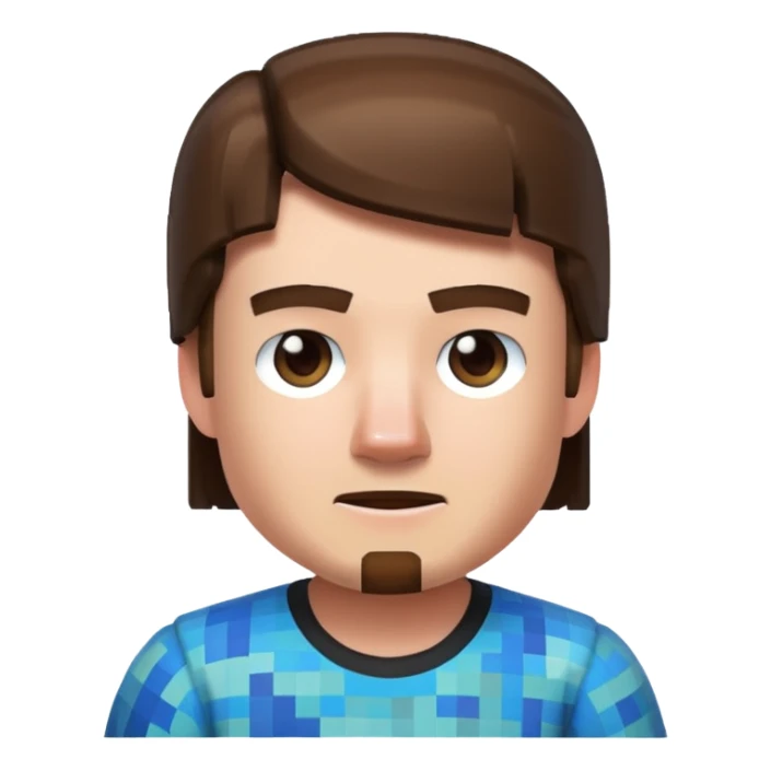 Steve from minecraft movie sticker