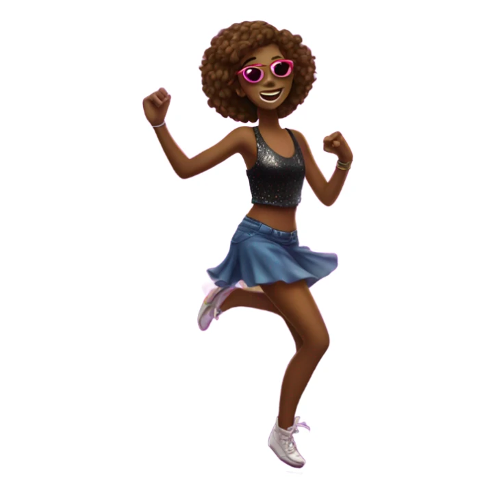 girl in club sticker