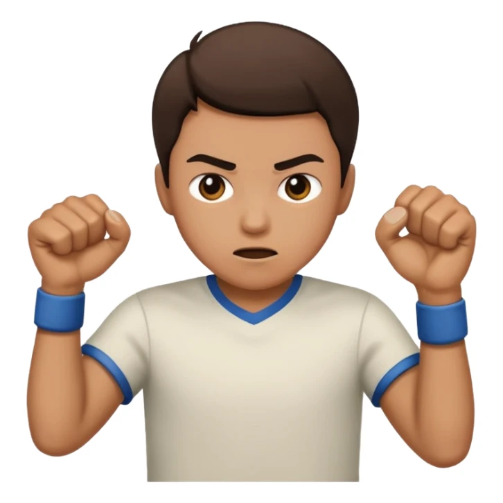 L emoticon deve  tirare uno schiaffo al rovescio  sticker