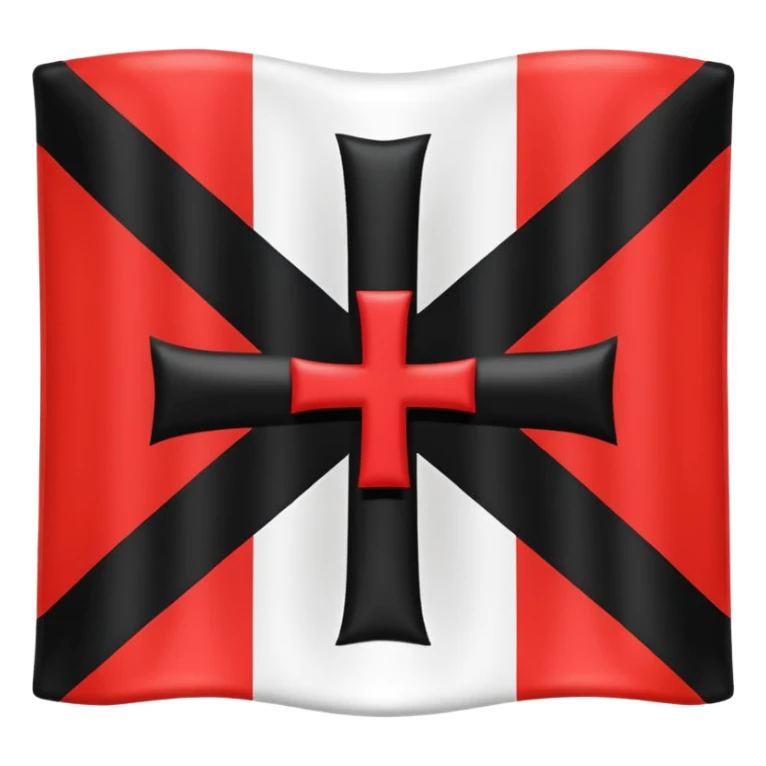 Erstelle mir ein Emoji von einer Reichsflagge  sticker