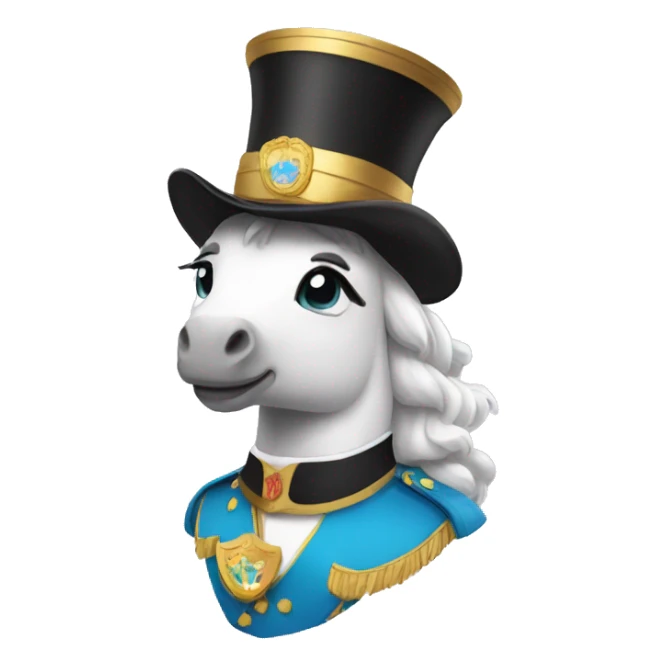 Un unicornio presidente sticker