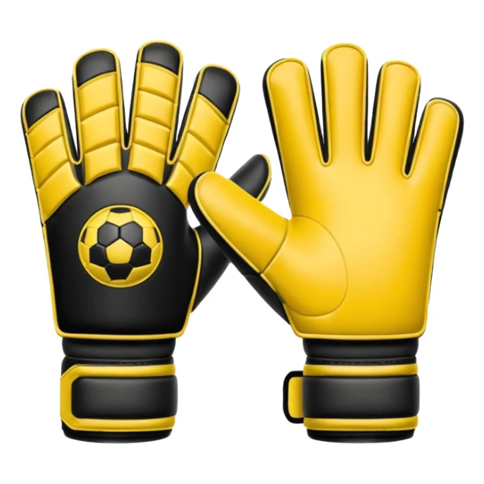 Football goalkeeper gloves sticker