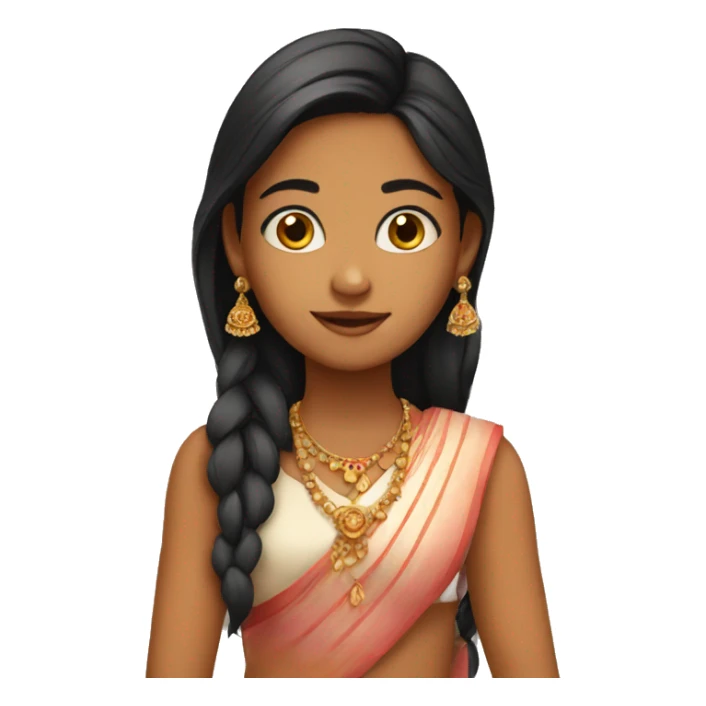 girl Indian  sticker