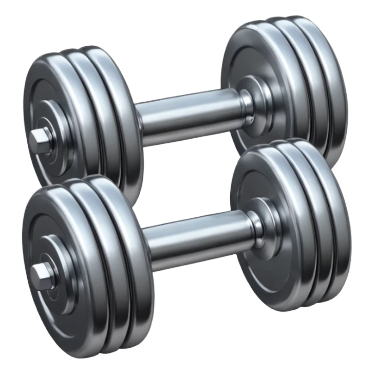dumbbell fitness emoji sticker