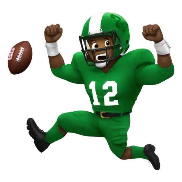 Leprechaun punching an Ohio state football player sticker