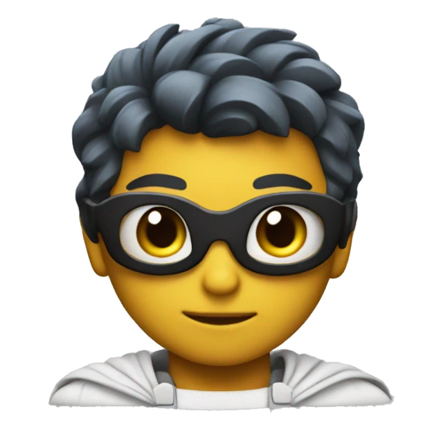 a superhero with a letter V on chest sticker