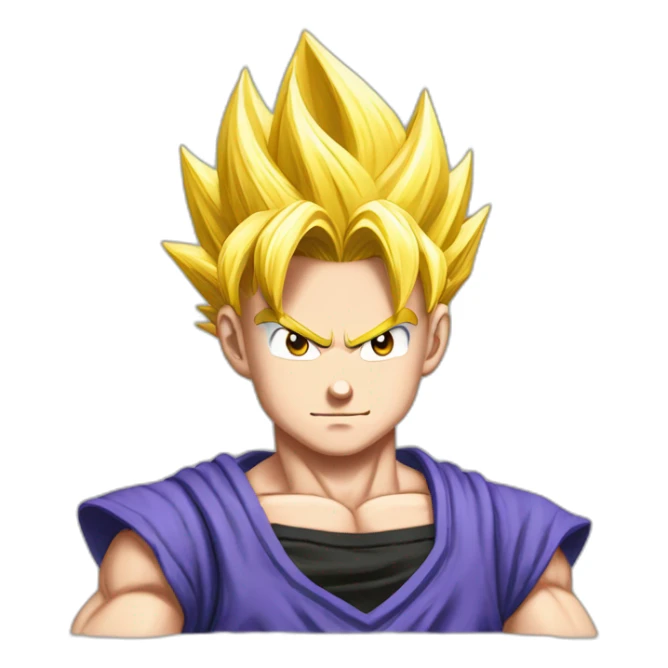 Teen gohan super sayain 3 sticker