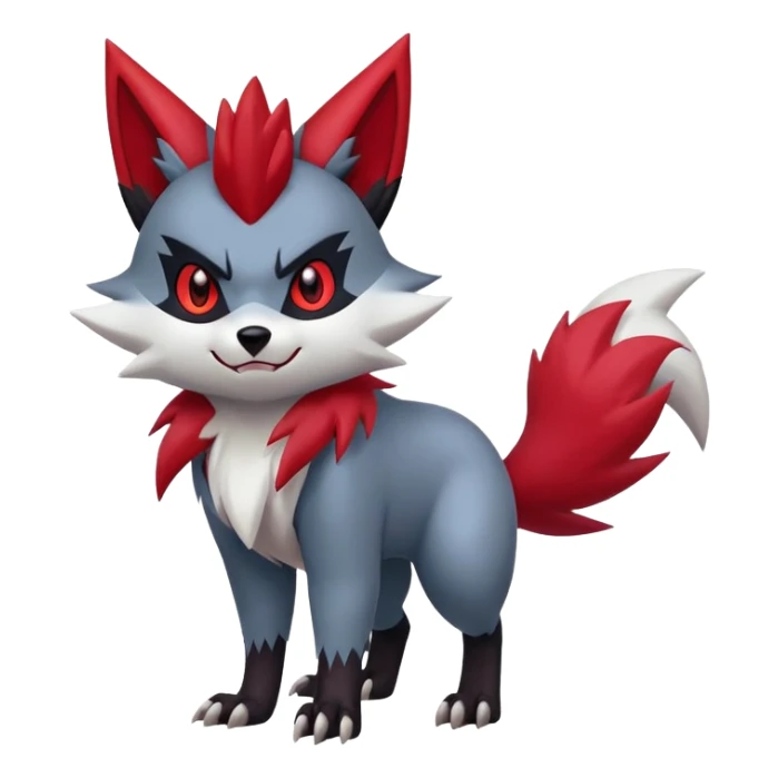 Zangoose-Zorua-Zoroark-hybrid (full body) sticker