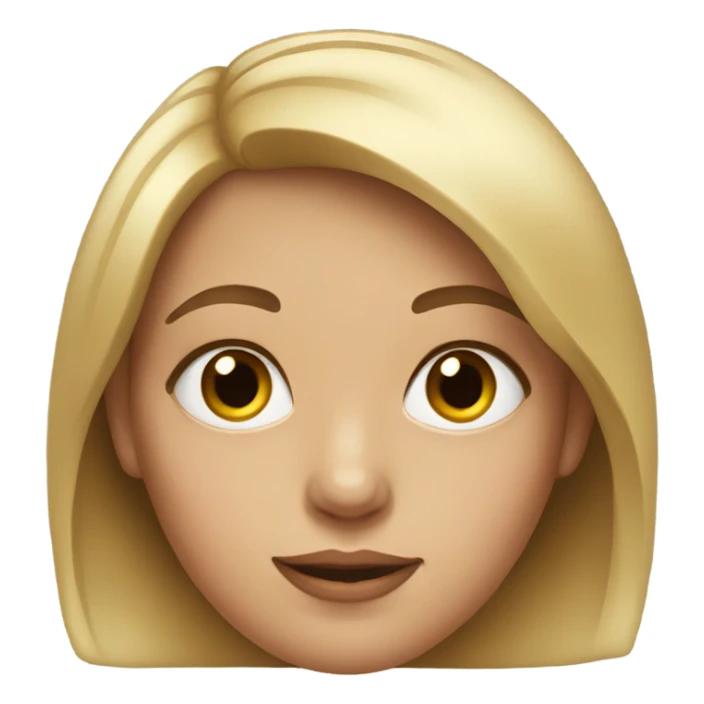 realistic portrait of girl sticker