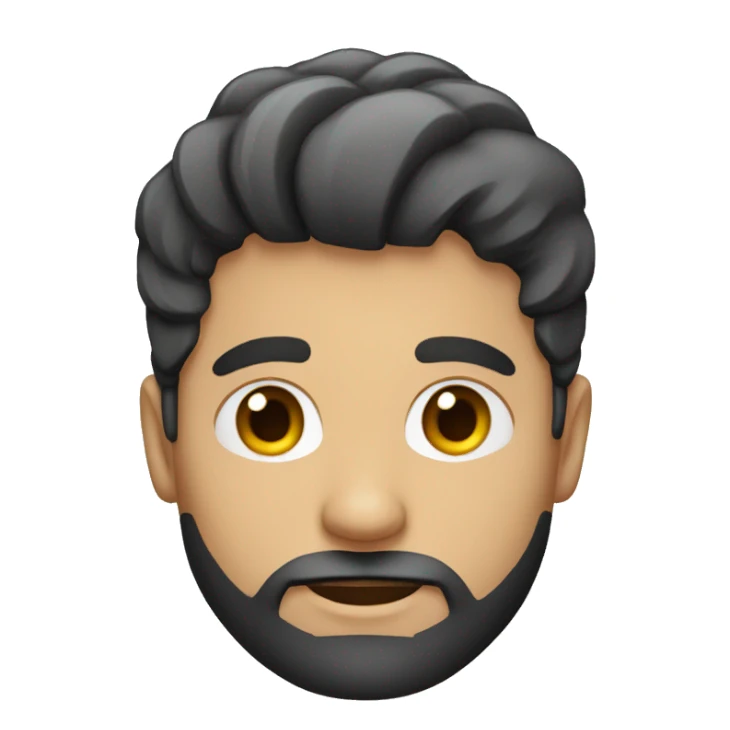 persona masculina con barba y con cabello rojo  sticker