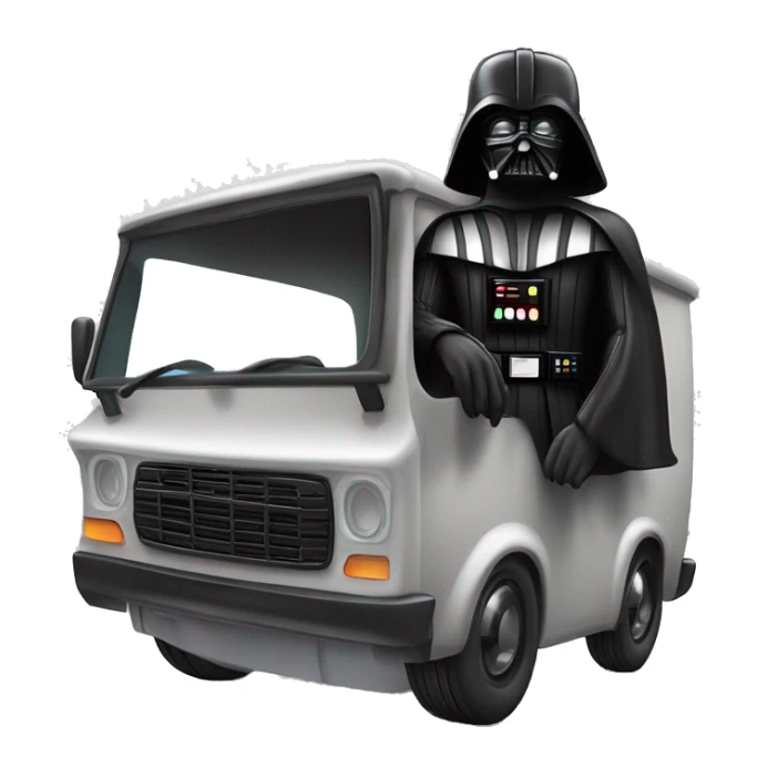 Real 3d Darth Vader’s and Scooby Doo’s mystery van sticker