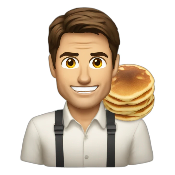 Tom Cruise pancakes sticker