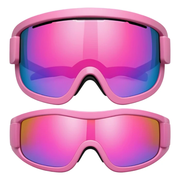 super thick sporty pink shield visor sunglasses with extra chunky oversized frame, heavy-duty build, substantial construction, one-piece lens sticker