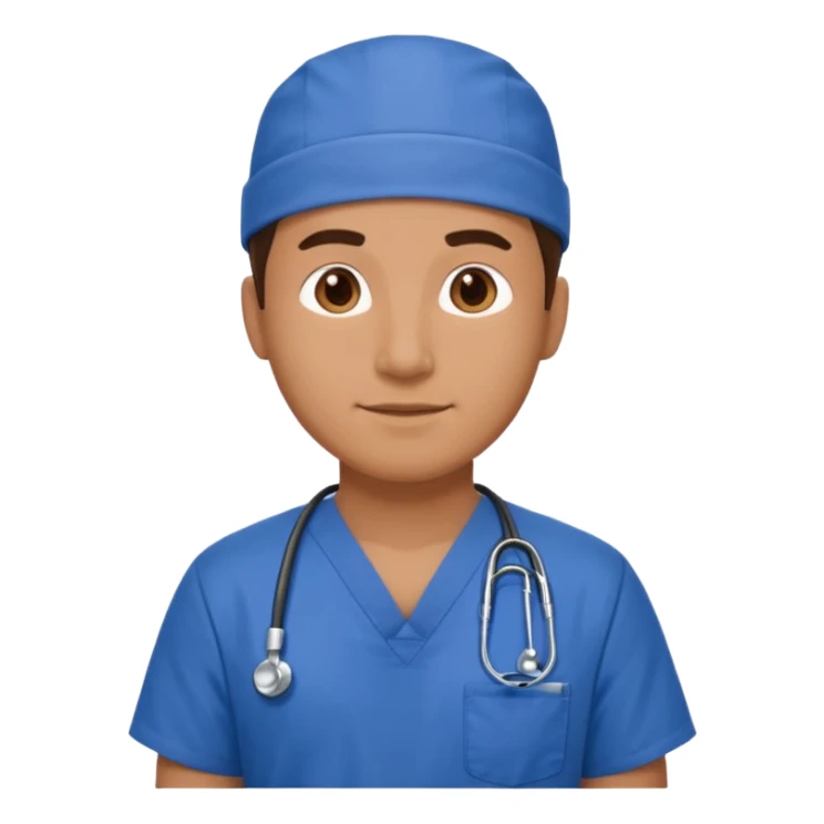 fisioterapia hombre de azul sticker