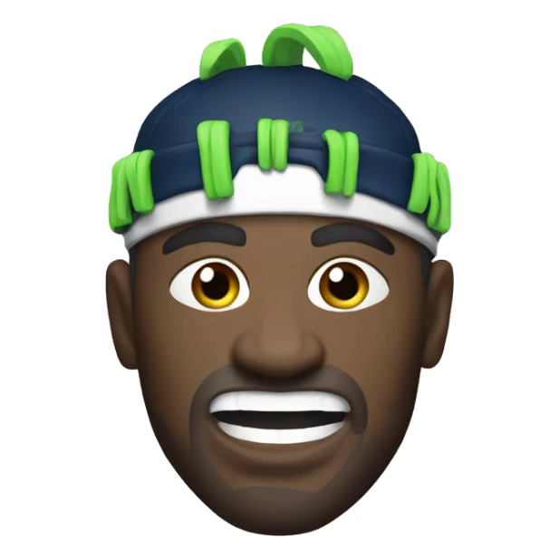 Totem Tony Seahawks super fan sticker