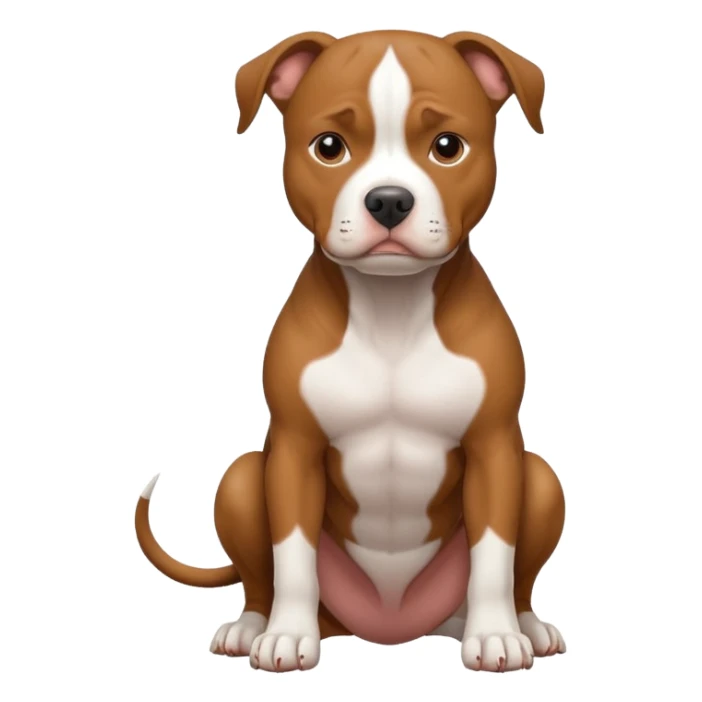 Billie pitbull dog  sticker