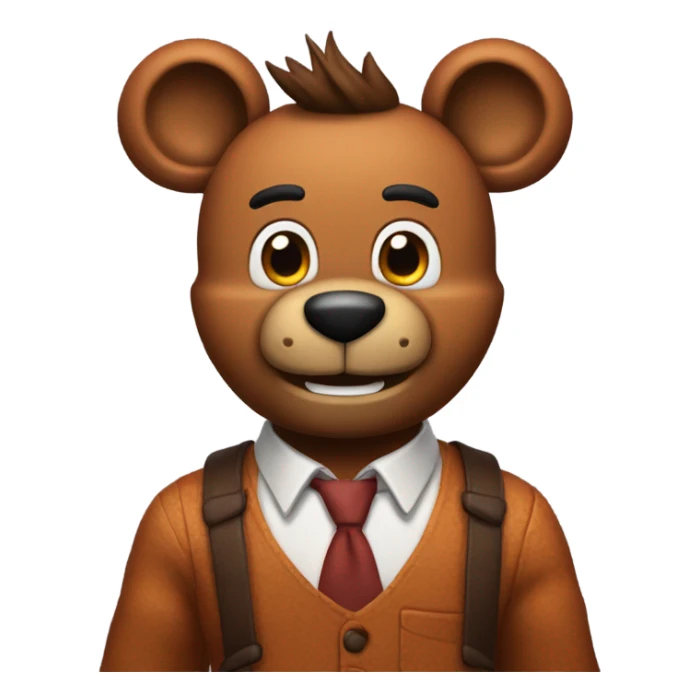 freddy fazbear low taper fade sticker