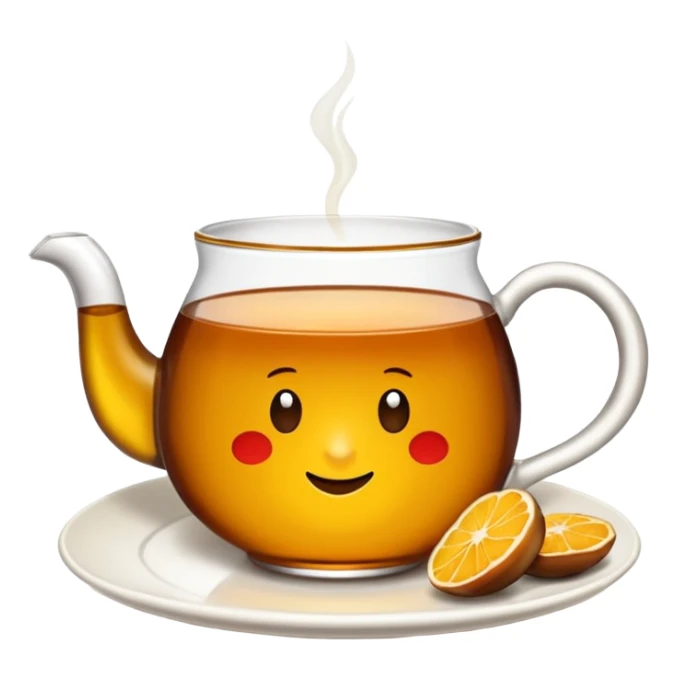 İnce belli çay barfağında çay sticker