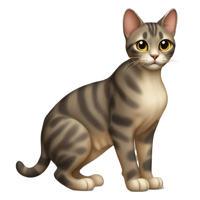Serengeti Cat Full Body sticker
