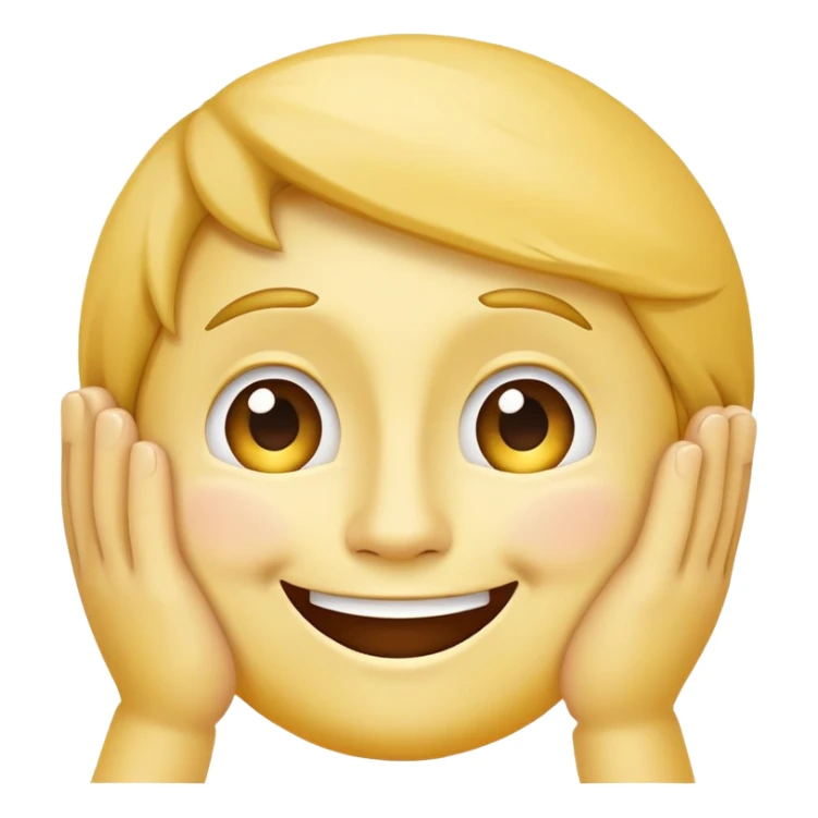 A yellow face smiling awkwardly while embarrassed, scratching its temple with one hand, and looking to the side sticker