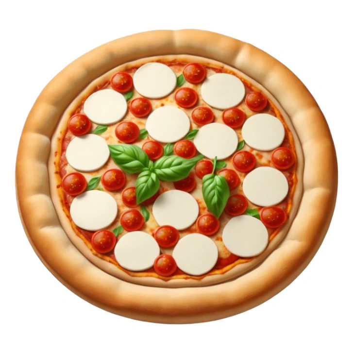 Pizza alla Napoletana con crosta più soffice sticker