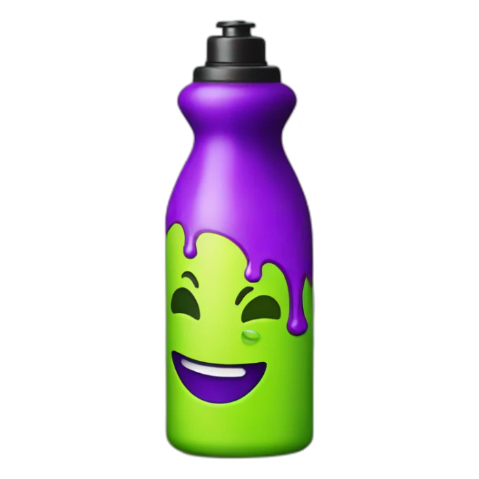 lemon-green-and-purple-neon-spray graffiti bottle sticker