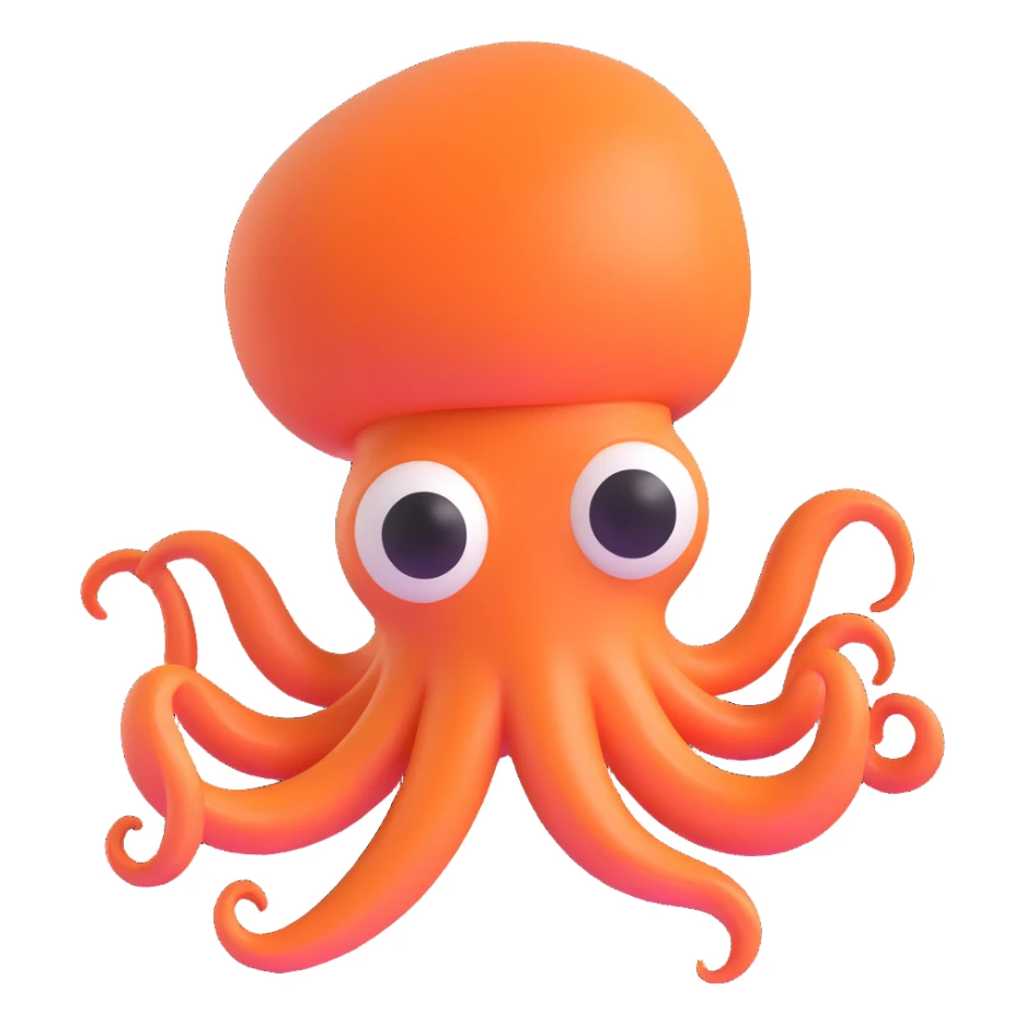 Squid sticker