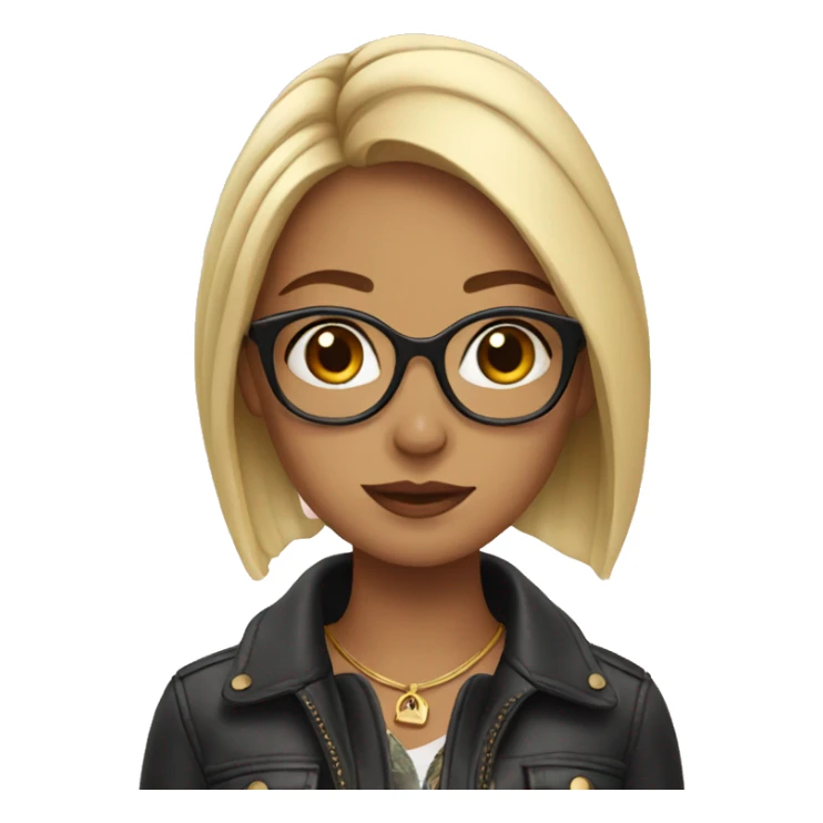 fashion girl sticker