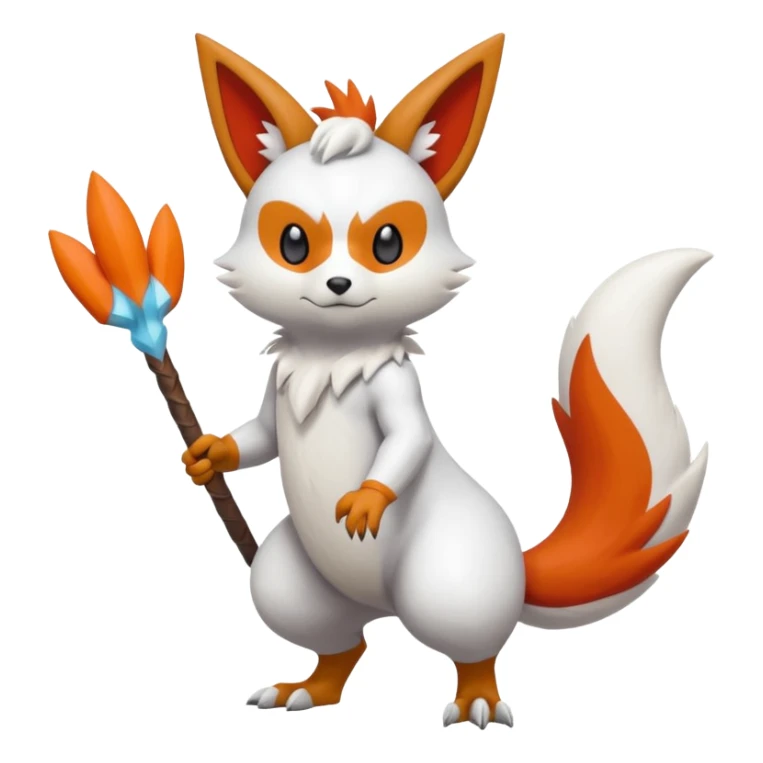Victini-Buizel-Zangoose-Fakémon-hybrid-creature (full body)  sticker