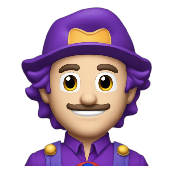 Nintendo mario dress like Joaquin phoenix joker sticker