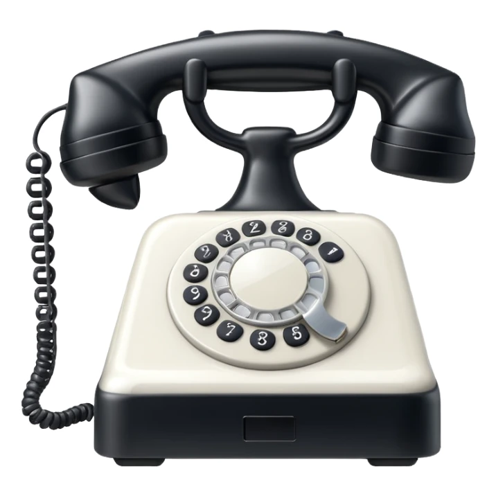 create image of the icon of telephone ios version sticker