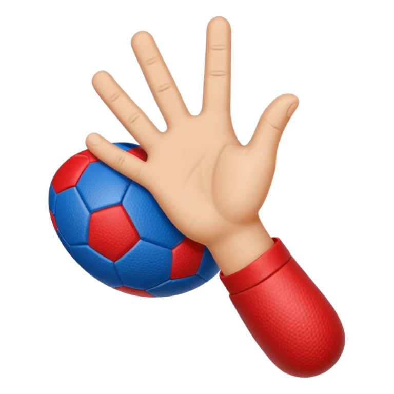 Finger football first in blue (#00A3E0) and red (#F9423A)  sticker