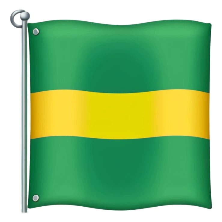 sin caras, una bandera nomal verde sticker