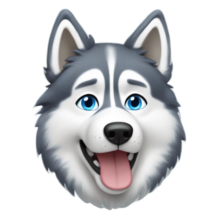 Rustic husky sticker