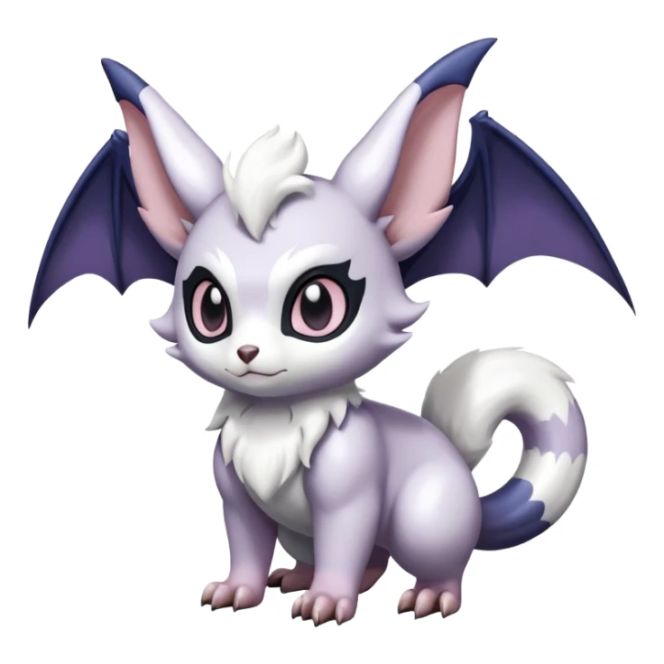 Shiny Furret-Absol-Noibat-Hybrid (Full body) sticker