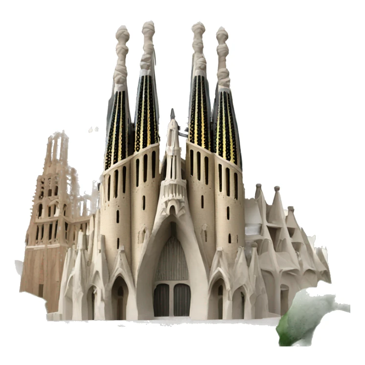 sagrada familia church sticker