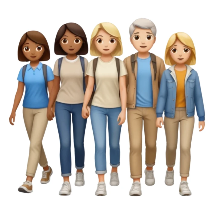 a Footpath on a park and people are walking  sticker