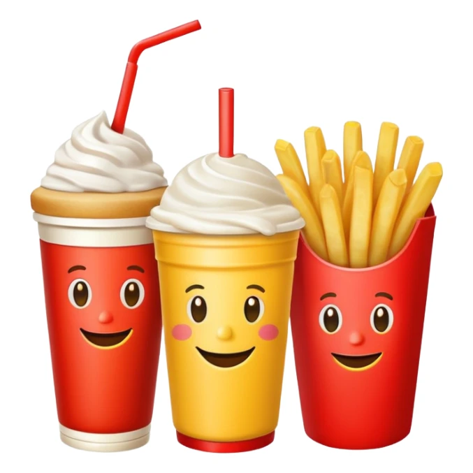 create emojis of mcdonalds sticker