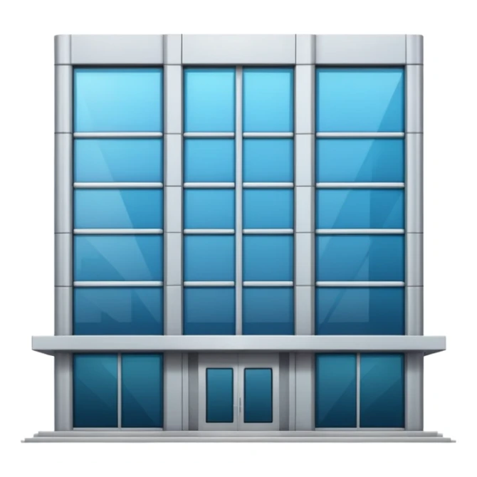 facade of a company sticker