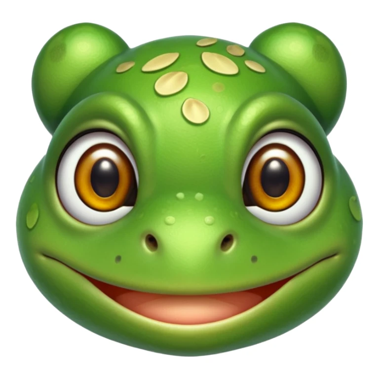 Cute Froggy with almond eyes sticker