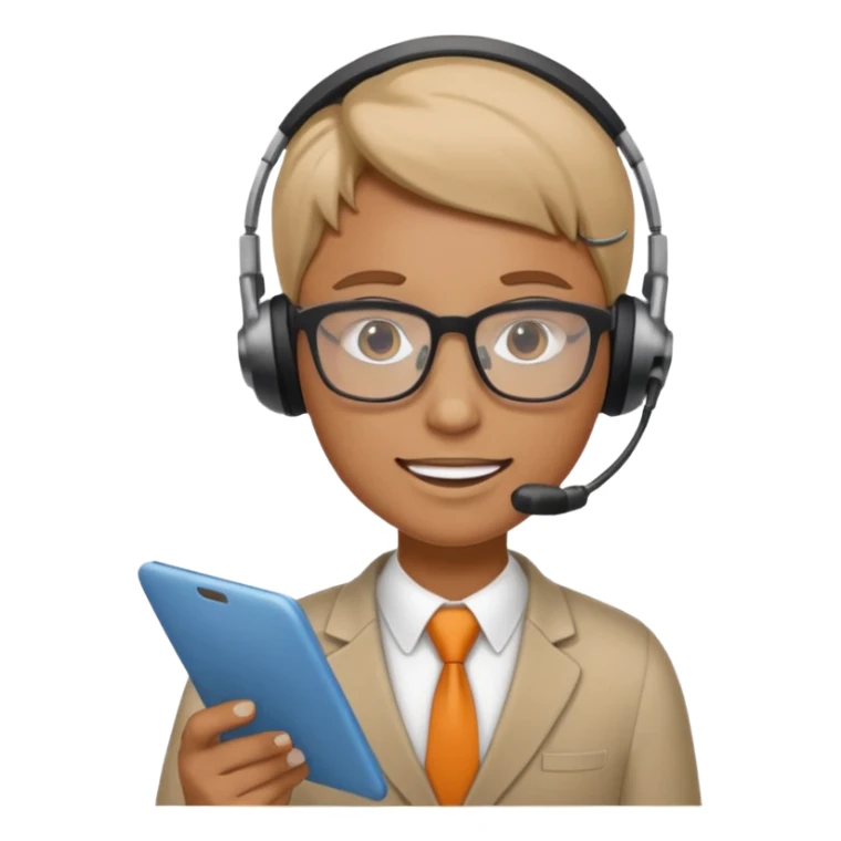 An office worker undertaking the work or tasks to respond to the customer sales request sticker