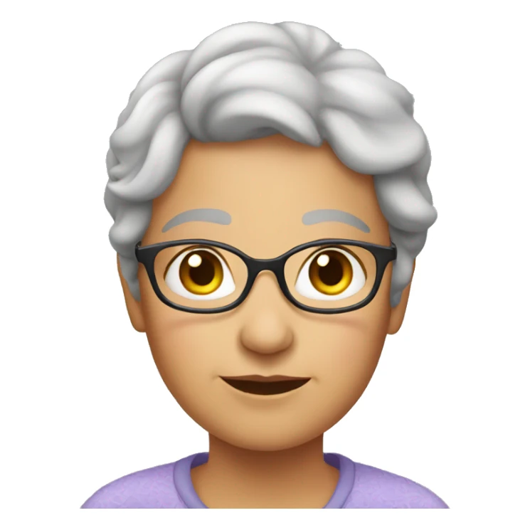 young grandma sticker